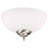2-Light Bowl Ceiling Fan Light Kit