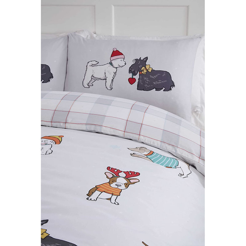 Caledonia No Pattern Duvet Cover Set with Pillowcases, Single - 1 Standard Pillowcase