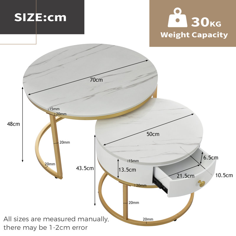 Amauche Frame Coffee Table with Storage