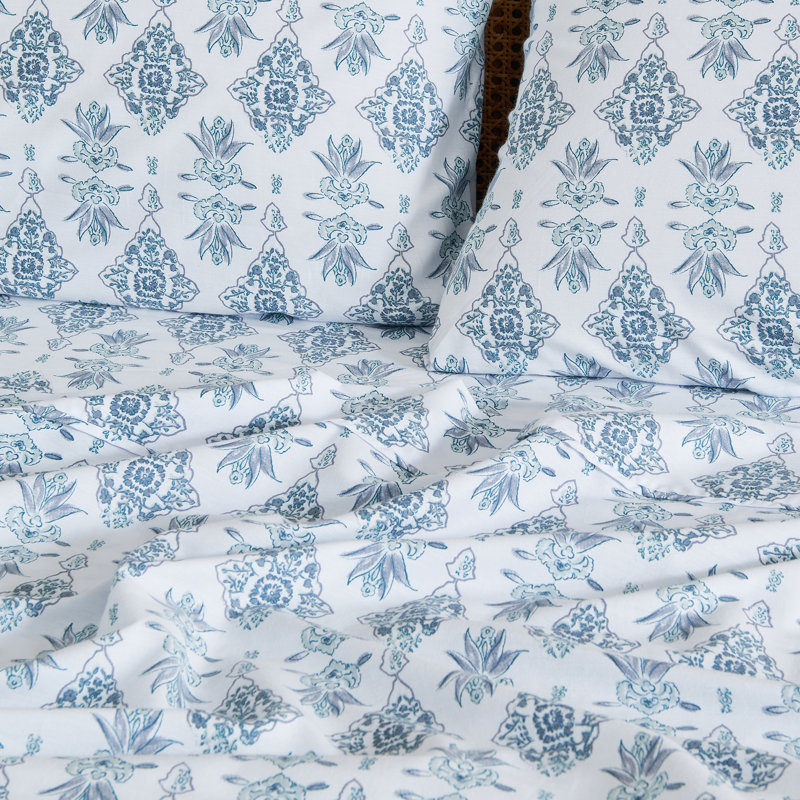 Ensemble de draps en coton et rayonne de bambou, Ensemble de draps pour taille de lit double avec t
