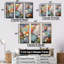 Blue Succulent Dessert Charm - Ensemble de décorations murales succulentes-107772162-107772161