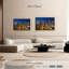 «Charlotte Night Skyline Wall Art»-366021375