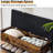 Vintage Industrial Metal Mesh Shoe Storage Bench