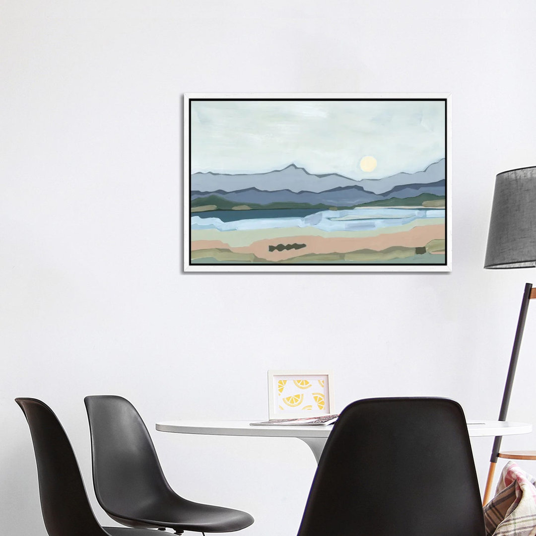 Moonrise Over The Valley, 2023 by Andrea Mejia - Gallery-Wrapped Canvas Giclée on Canvas