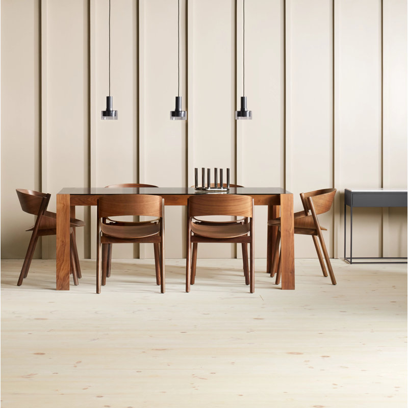 Port Upholstered Dining Chair, Walnut