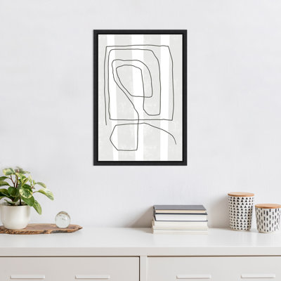 Tell Me by Uplusmestudio Framed Canvas Wall Art Print