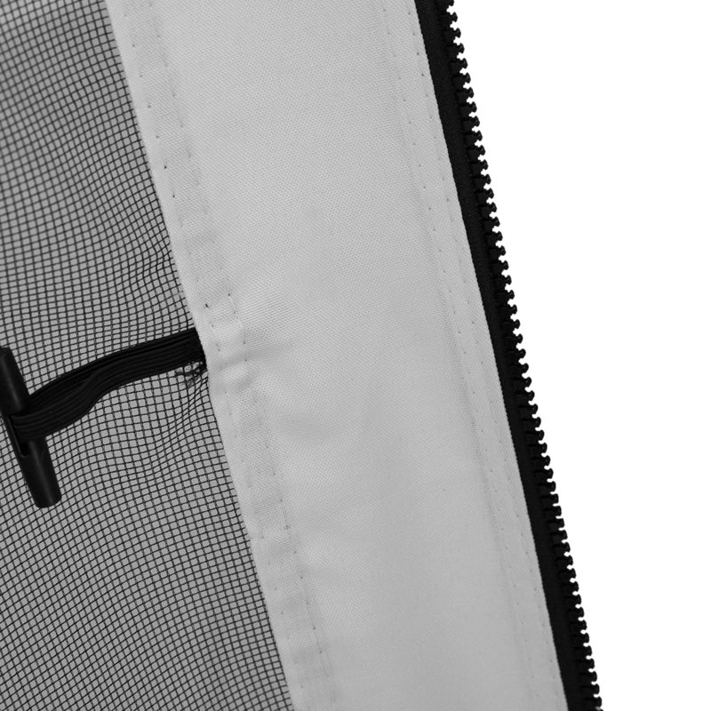 Filet de remplacement blanc pour parois latérales de pavillon de 10 pi x 12 pi - Bloquez l'intrusion d'insectes et gardez la zone bien rangée, facile à installer