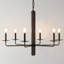Lustre linéaire moderne à 6 lumières à intensité variable Ayato