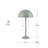 Lampe de table 2 lumières vert sauge