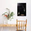 Impression d'art mural contemporain noir foncé-750210432