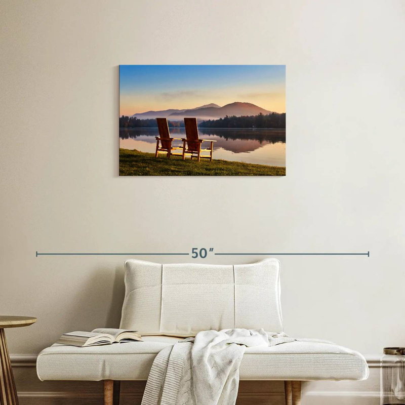 Alvord Relaxing At Lake Placid, 20" H x 30" W