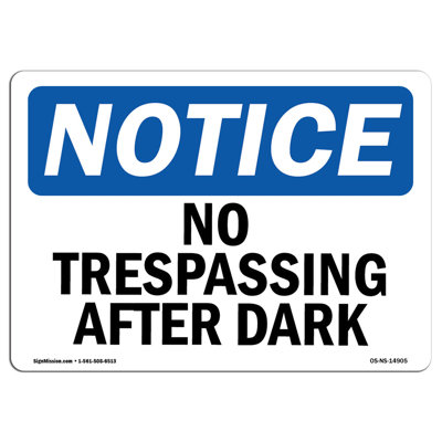 Notice Sign