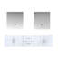 Meuble-lavabo double l 80 po x P 22 po Geneva-1390836629