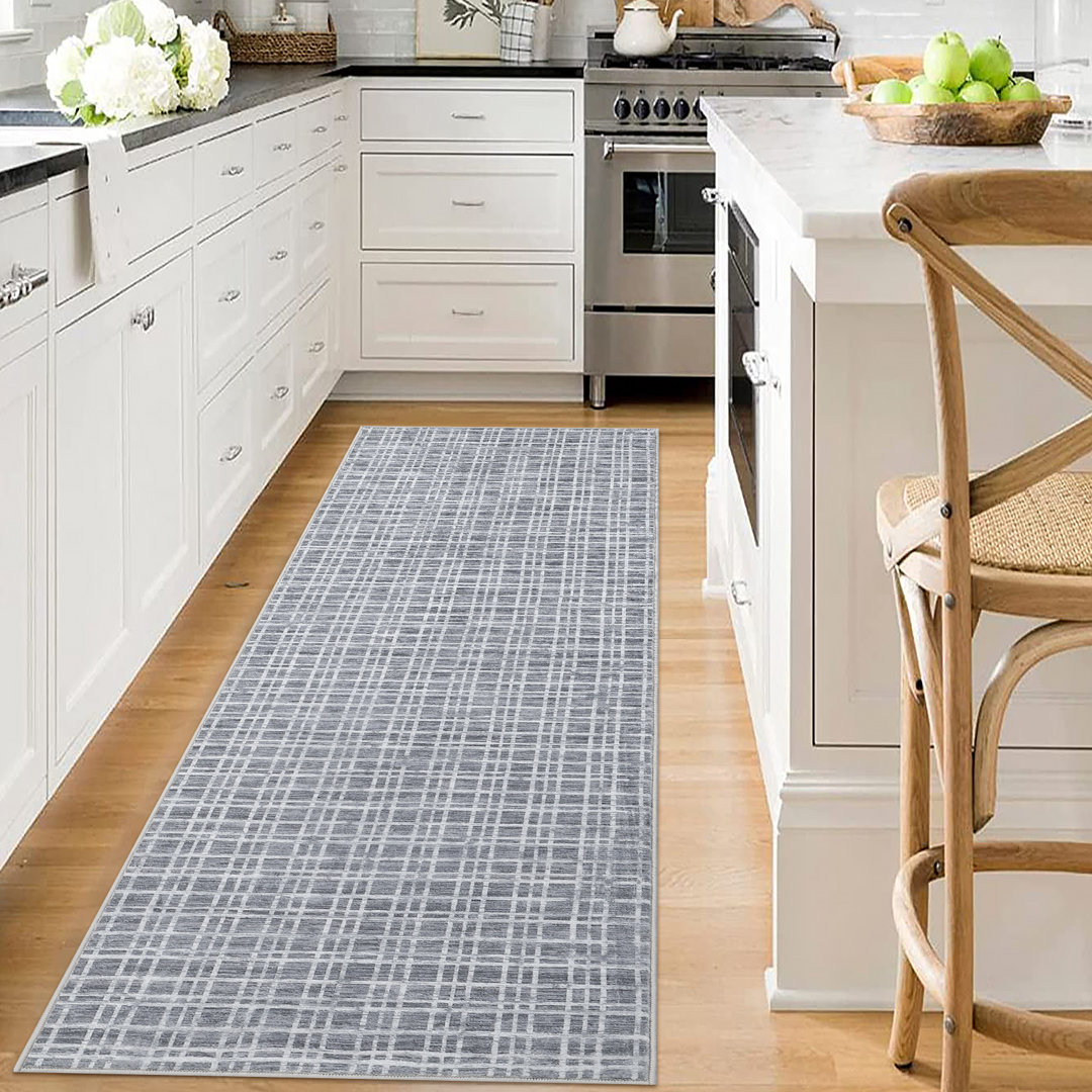 Indoor Modern Geometric Area Rug Washable Low Pile Soft Carpet for Home Decor Ebern Designs Rug 