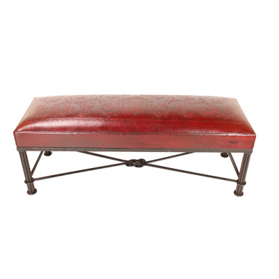 Western Iron Super Bench Colonial Red