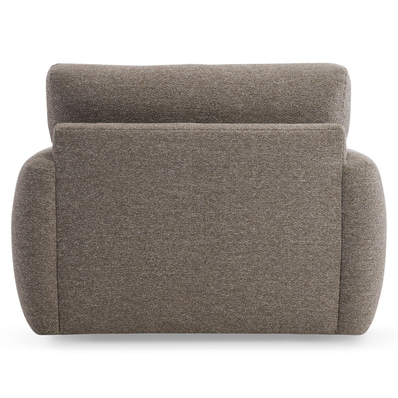 Plush Swivel Armchair