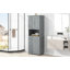 Grande armoire de salle de bain avec panier à linge-869677872