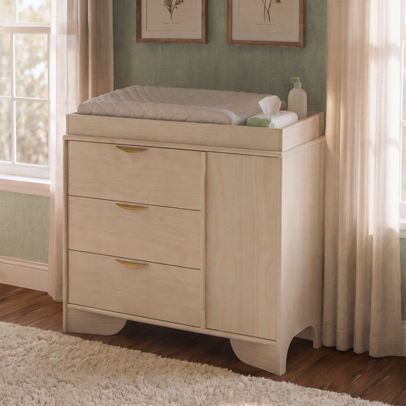 Little Seeds Double Topper, Whitewash Natural