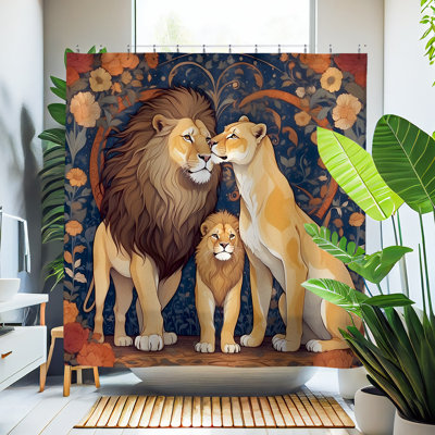 Rideau de douche Albert Lion