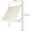 Dakota Fields 200cm W x 150cm D Polyester Cover Retractable Patio Awning-323566989