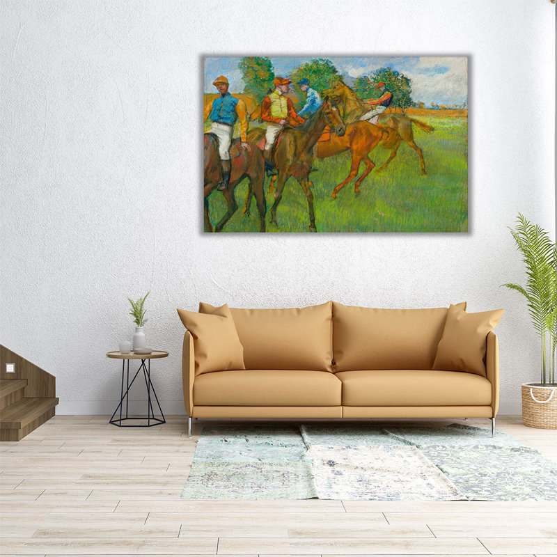 Degas The Races I - Canvas Print Wall Art, 16" H x 24" W