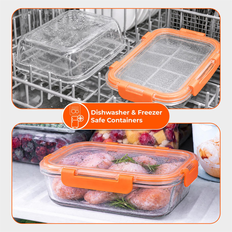 Food Storage Container, Orange