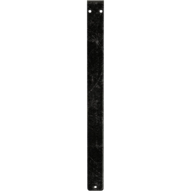 Support en fer forgé Versailles, Argent antique, H 15 po x l 1,5 po x p 12 po