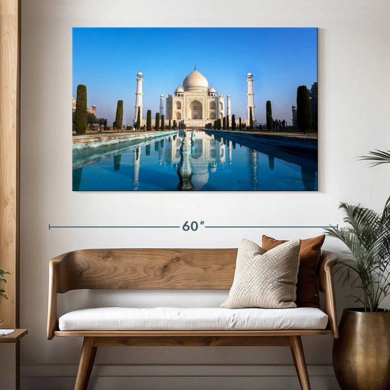 Kavia célèbre Taj Mahal, H 34 po x l 51 po