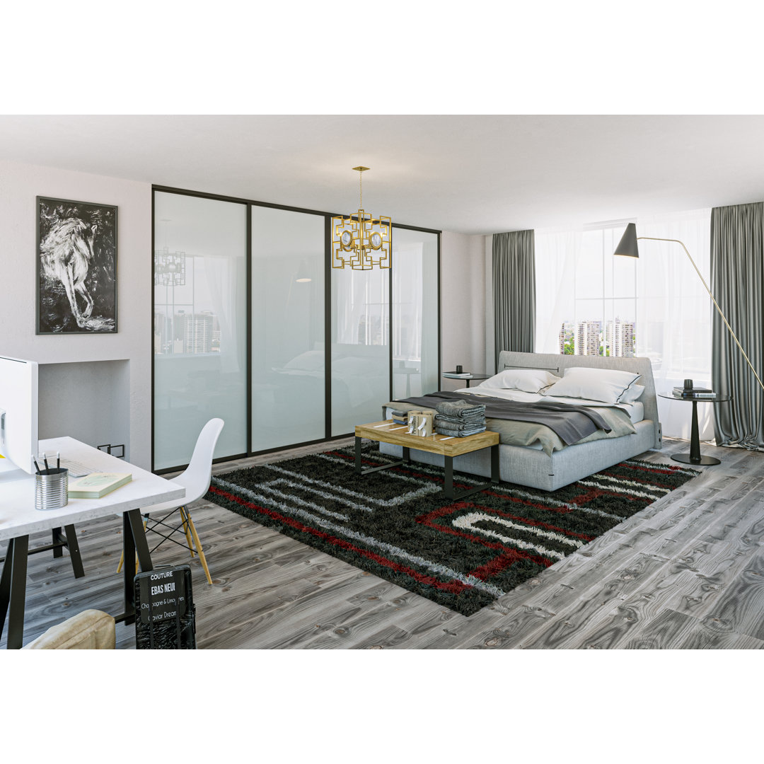 4 Panel Milky Glass Sliding Closet Doors22