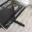 hand crank adjustable drafting table drawing desk with 2 metal drawers (BLACK)WITH STOOL-1941172682