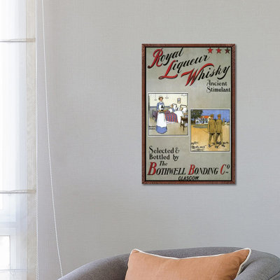 1909 Royal Liqueur Whisky Poster by The Advertising Archives - Gallery-Wrapped Canvas Giclée on Canvas
