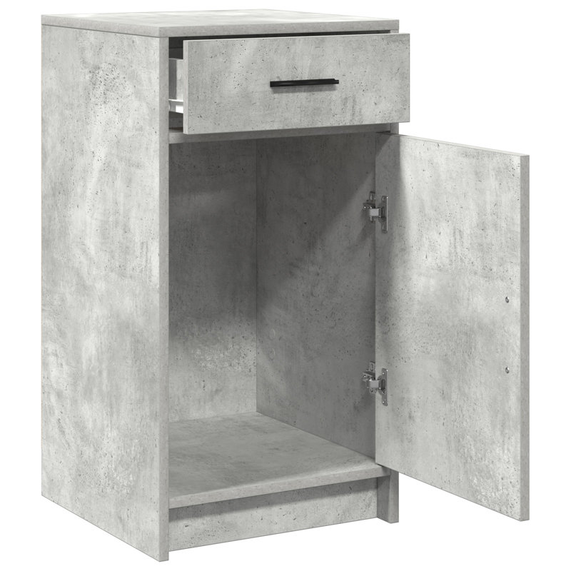 40cm Sideboard, Concrete Grey