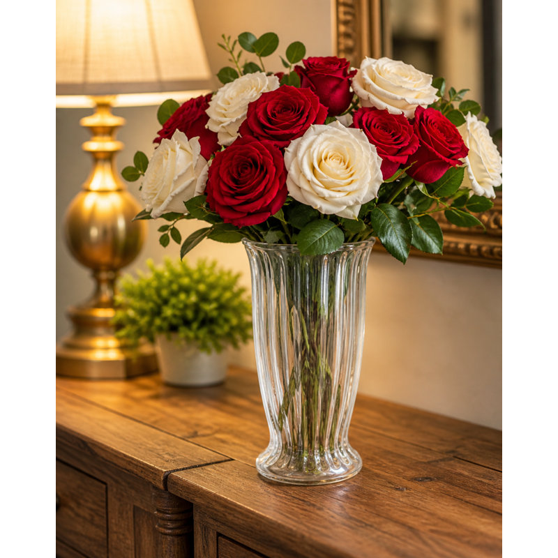 Vase en verre transparent Jovelle