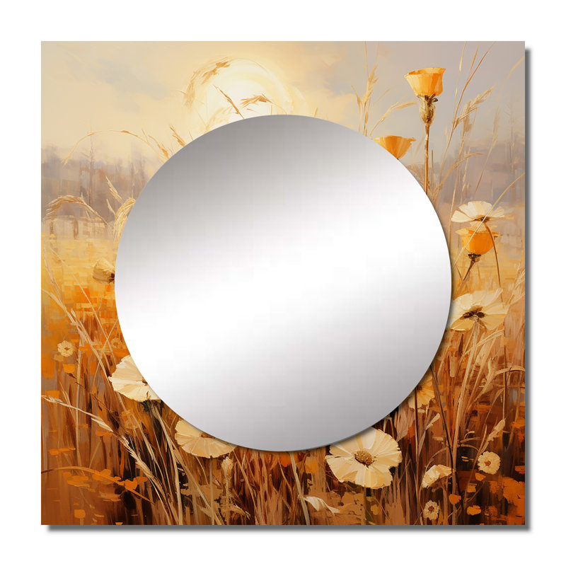 Nahdia - Miroir carré pour plantes et fleurs, 29 po x 29 po