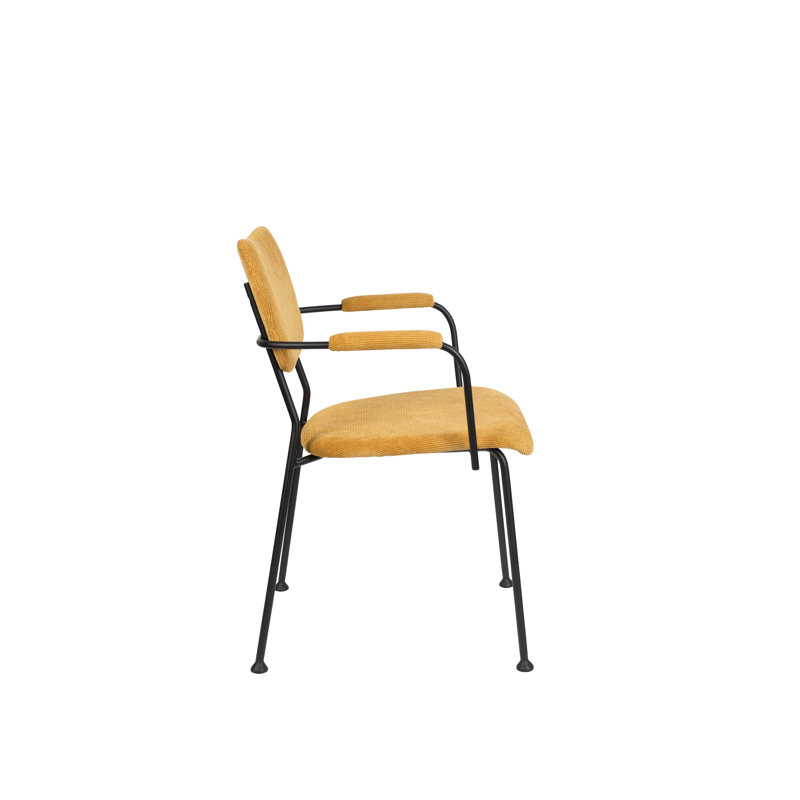 Benson Upholstered Arm Chair, Amber