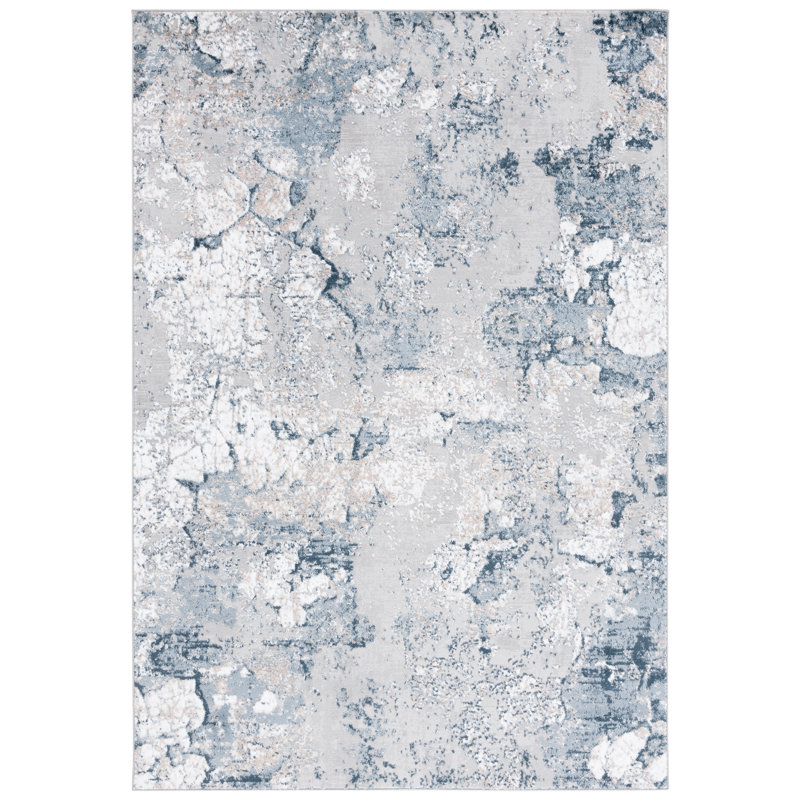 Tapis abstrait Plassie Performance, Rectangle 9 pi x 12 pi