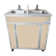 35" L x 19" W Portable Service Sink with Faucet