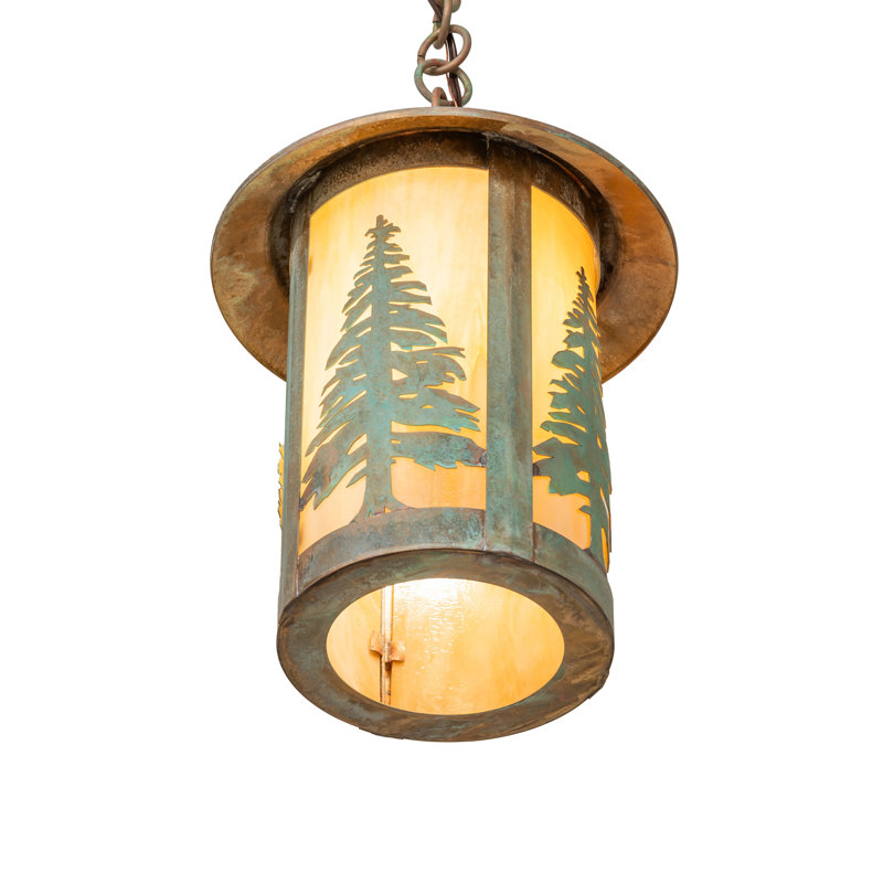 10" Wide Fulton Tall Pines Mini Pendant