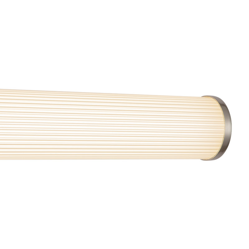 Vire 30-in Black dimmable LED Wall Sconce, Nickel