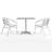 Gearard Square Aluminum Indoor-Outdoor Table Set with 2 Slat Back Chairs-92070849-92070853