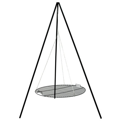 Campfire Tripod with Grill Grate - 30" Diameter