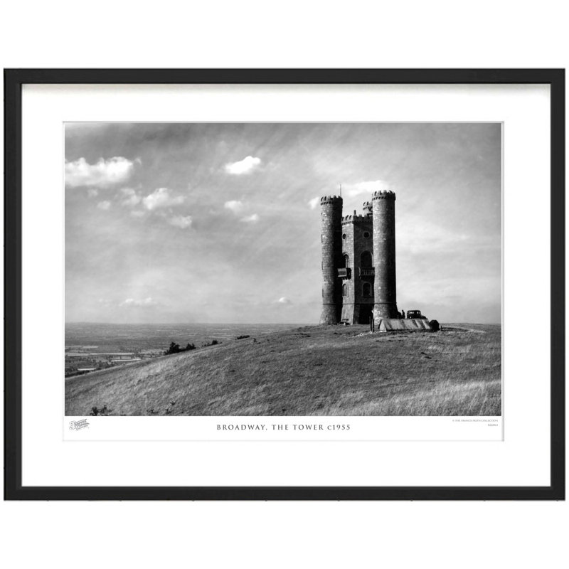 Broadway, The Tower C1955 by Francis Frith - Single Picture Frame Print, 40cm H x 50cm W x 2.3cm D