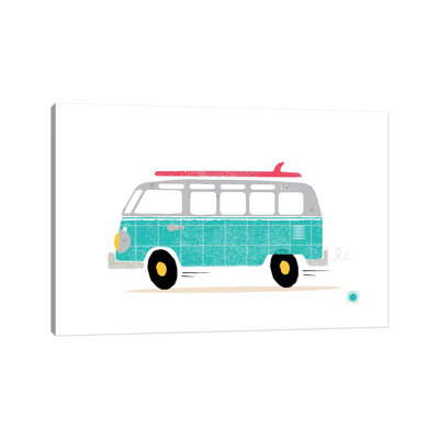 Van by PaperPaintPixels - Wrapped Canvas Painting