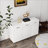 Sideboards, Modern White 3-Door 3-Drawer Storage Cabinet | E1 MDF | Steel Legs