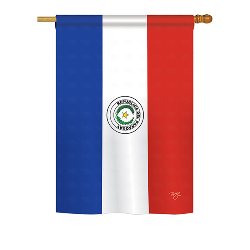 Double Sided Polyester House Flag, 18.5" H x 13" W