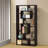 Cappuccino 10-Shelf Open Back Bookcase-1762040157
