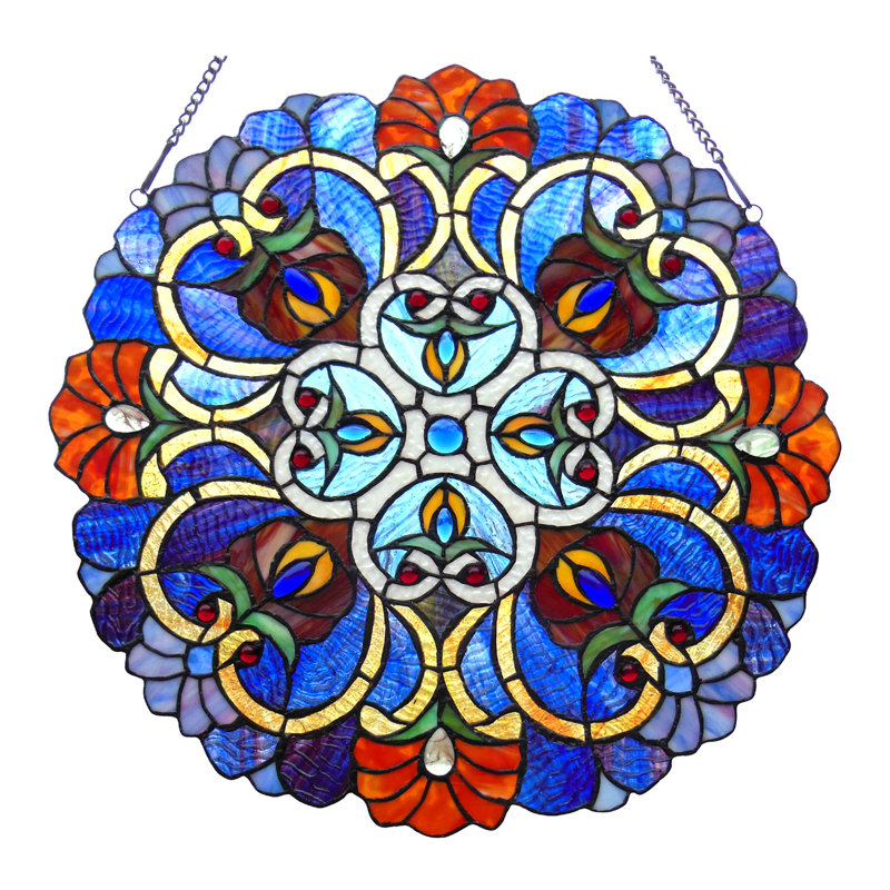 Panneau de vitrail tiffany
