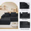 Canapé modulaire convertible à 3 places de style américain, couleur noir antique, matériau principal en velours, siège mi-ferme, compression avec coffre-fort, mousse de velours côtelé brossé teint à la machine,
