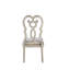 2 chaises avec champagne antique - recouvert de velours, beauté rétro, rallonge réglable de 16 po, siège rembourré confortable avec deux chaises, attrait, confort extensible