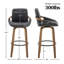 Tabouret de bar et de comptoir pivotant Carruth-1005352226-1005352239